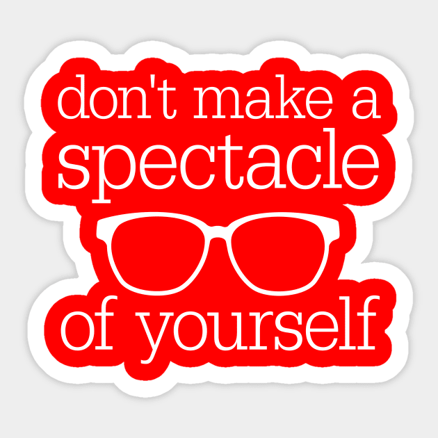 Spectacle of Yourself Sticker by oddmatter